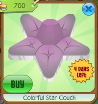 colorful star couch aj worth